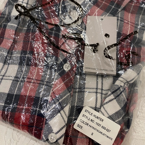 NWT Plaid RAILS button up - size S - Picture 4 of 4